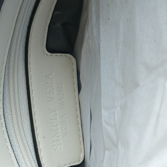NWT Vera Wang Raddix Tote Bag Country Beige Ombre - Picture 5 of 7